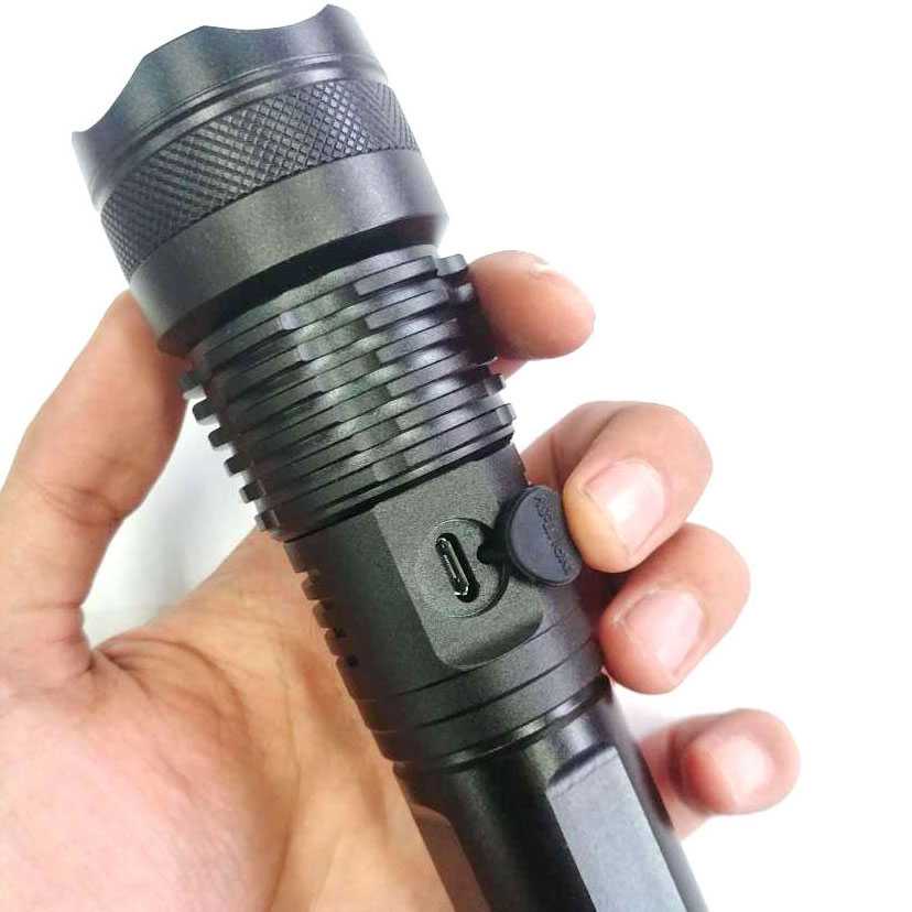 IDN TOOLS - TaffLED Senter LED Long Range Zoom USB Rechargeable P50 - TG-S191