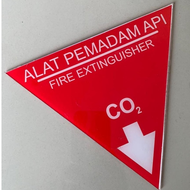 

Acrylic Sign Label Alat Pemadam Api