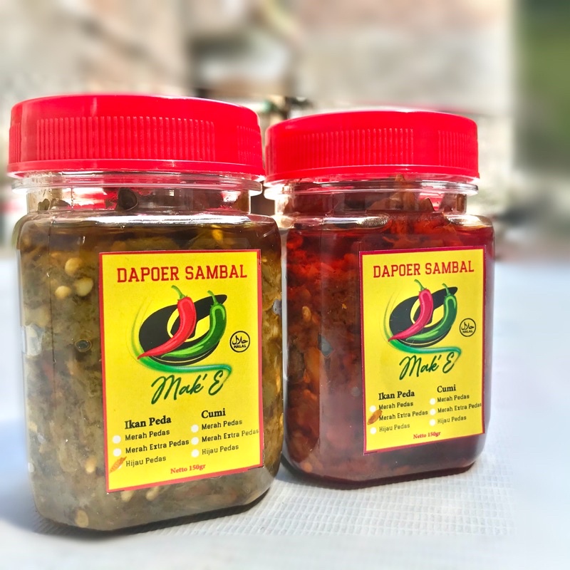 

Mak'E Sambal Ikan Peda | Sambal Cumi | Sambal Merah & Hijau