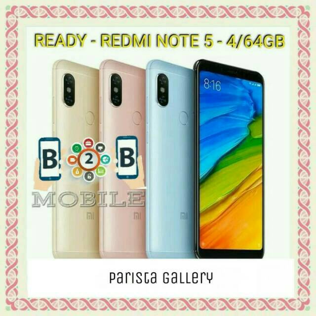 XIAOMI REDMI NOTE 5 PRO  RAM 4GB - ROM 64GB /redmi Note 5 pro /hpmurah /HP Android murah /redmi