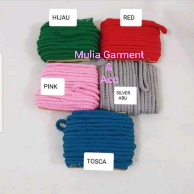 

YEN Tali Kur Kepang 7MM Bahan Polyester Per Pack Isi 10 Meter