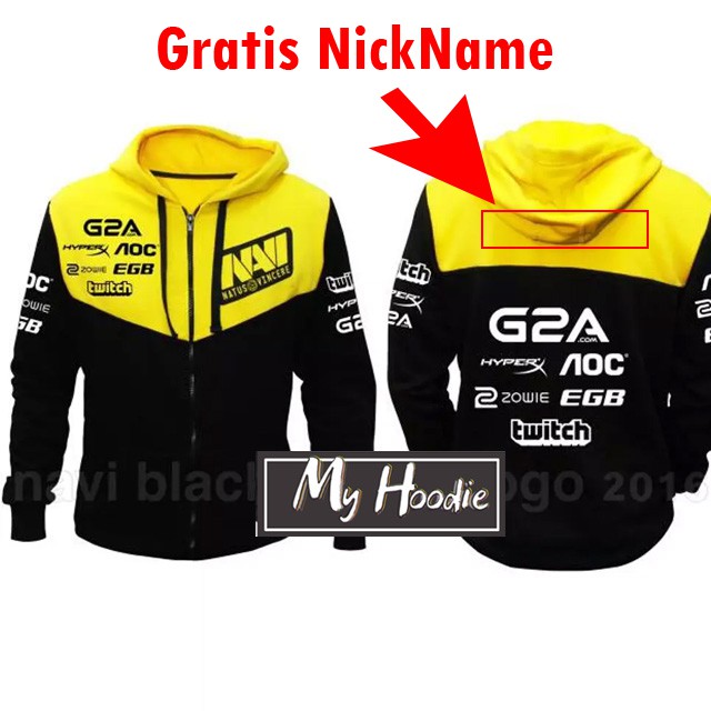 JAKET HOODIE NAVI DOTA 2
