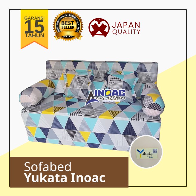 [Terkait]SOFABED INOAC YUKATA CUSTOM GARANSI TIDAK KEMPES  15 TH~LEBIH SEHAT UTK TIDUR BERKUALITAS