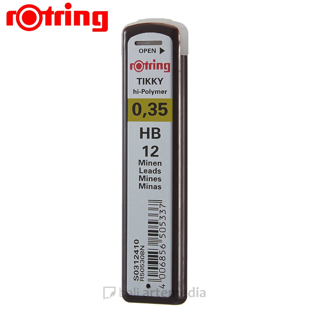 Rotring Tikky Pencil Lead Hi-Polymer 0.35mm HB