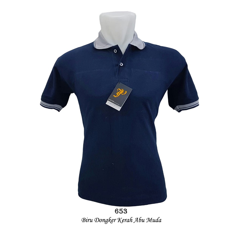 KAOS POLO Lengan pendek Biru Dongker