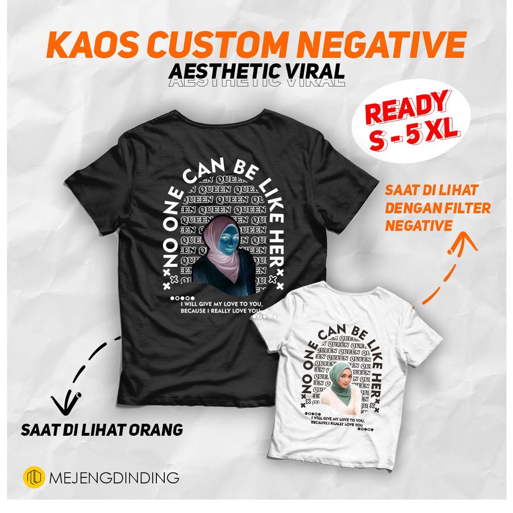 KAOS NEGATIVE FOVORITE FOREVER CUSTOM /KAOS BAJU BUCIN NEGATIVE  FOTO BUCIN AESTHETIC NEGATIVE COUPL