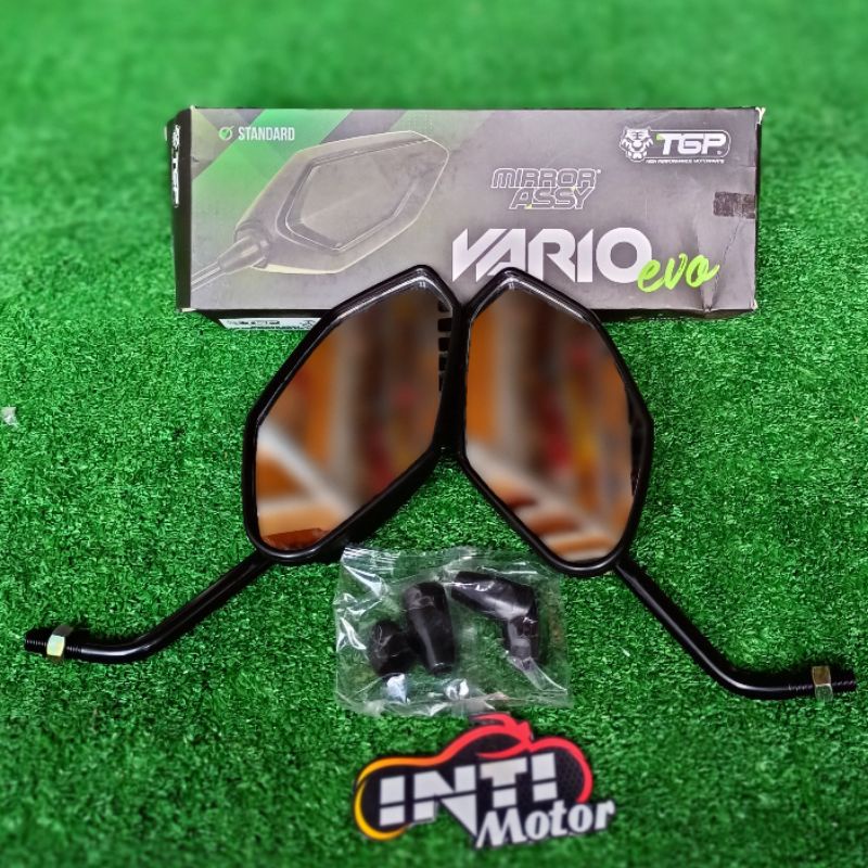 Spion VARIO 125 150 terbaru TGP hitam Spion TGP VARIO 150 new spion motor vario125 spion Vario150new mirror assy set lh rh right left kanan kiri kvb-3