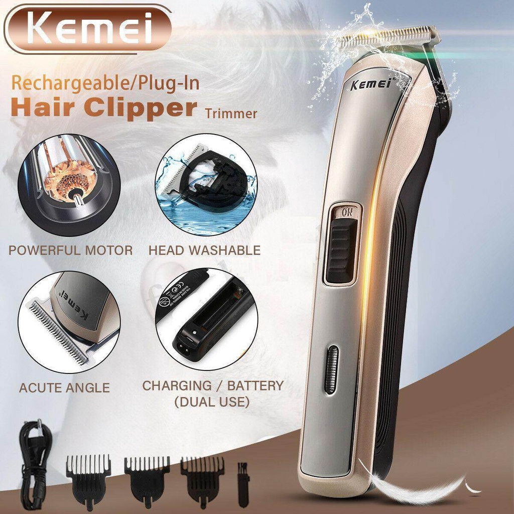 Kemei Professional Trimmer KM-418 Mesin Cukur Kumis Jenggot Cas