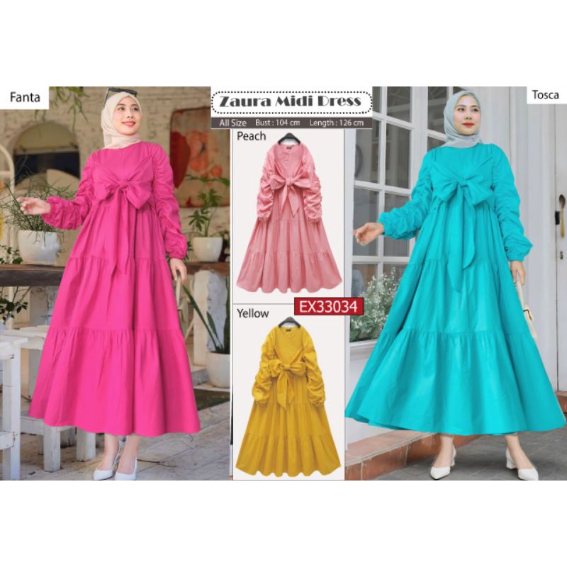 MIDI dress by extu floating