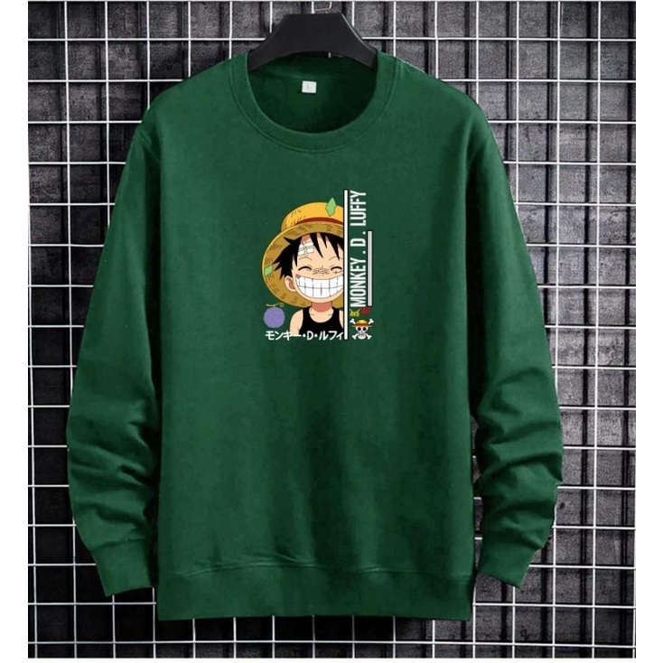 COD/DS/BAJU SWEATER LUFFY NYENGIR (M-L-XL)