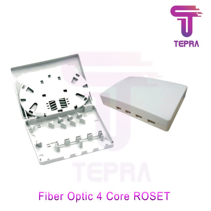 Fiber Optic 4 Core Roset Kosongan|Roset FO 4 Core|FTTH Roset