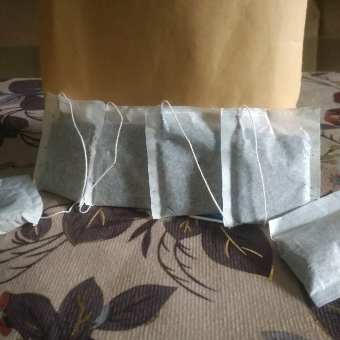 

[[BISA COD]] kantong teh celup kosong standar 1 lot isi 250 pcs + benang terpisah FREE ONGKIR Kode