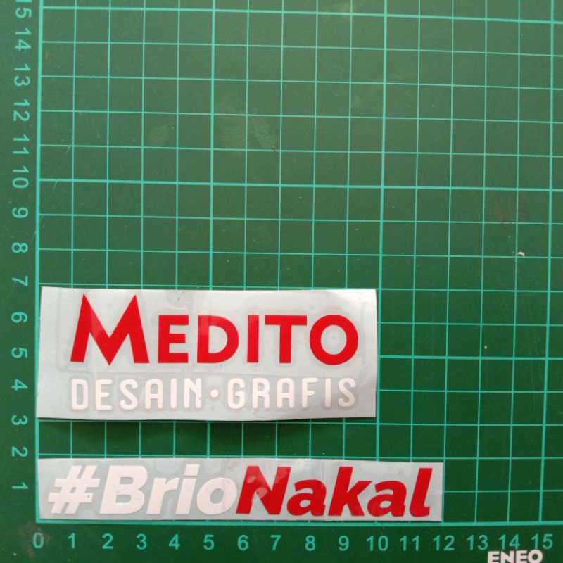Sticker Cutting Brio Nakal