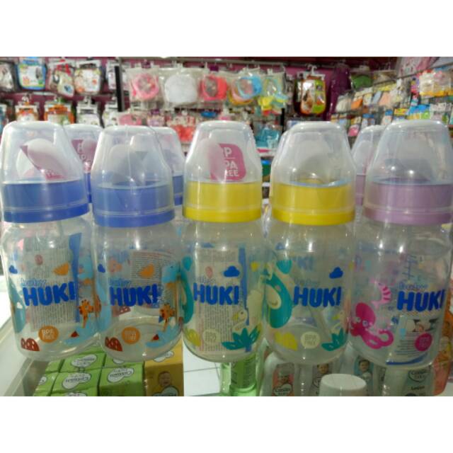 Botol Susu Huki PP 120 Ml Dot Gepeng BPA free