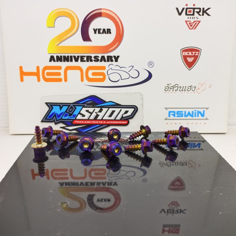 probolt pb 2kunci Baut Body Yamaha Mio Nmax Aerox Nouvo Fino Soul Drat Kasar Blue Probolt Stainless 