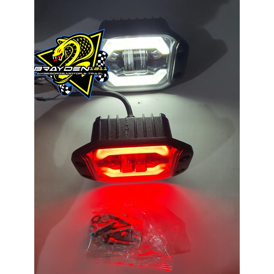 Lampu Depan Daymaker Reflektor KLX KTM CRF dtracker wr155 gtx trail