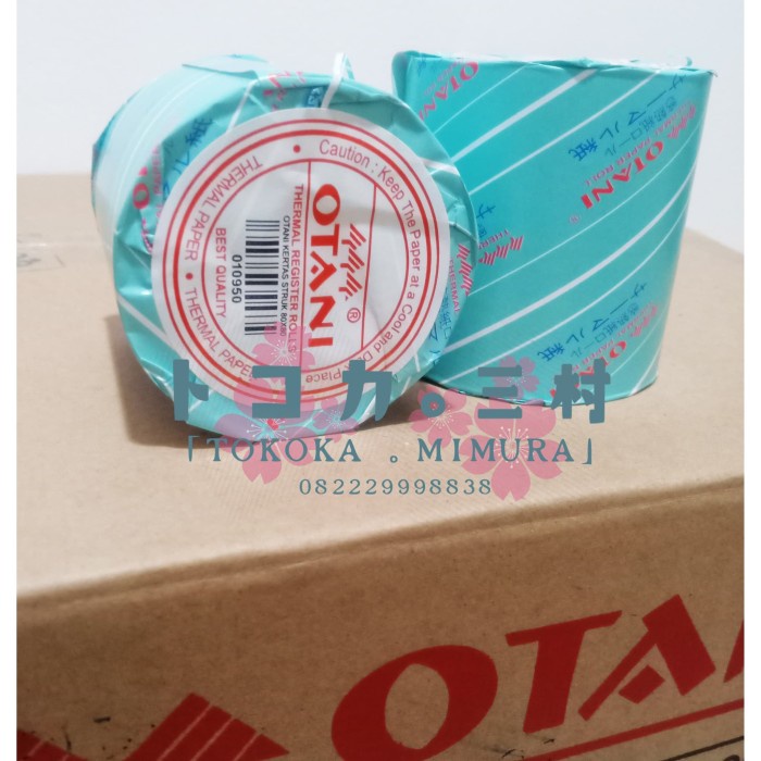 

kertas- ekonomis otani thermal paper ukuran 80x80 | kertas termal struk 80x8 -kertas.