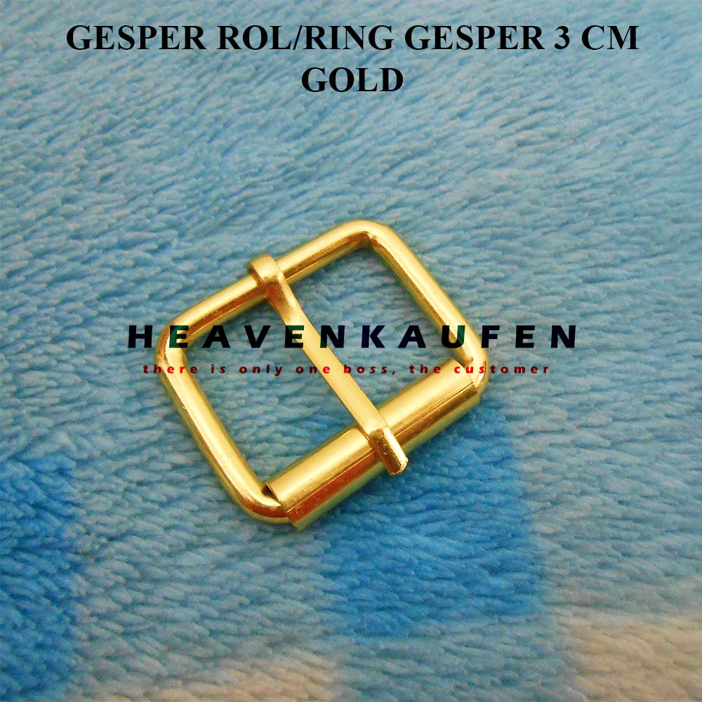 Gesper Rol / Ring Gesper Tas 3 cm Gold Emas Premium Quality