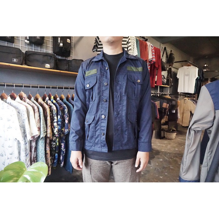 (FIELD JACKET) FURY JAKET BLUE NAVY COTTON REPRESS ELHAUS WTAPS VISVIM - OUTERWEAR