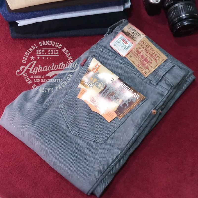 Celana Jeans Pria Standar | Jeans Reguler Aghaclothing Premium Cowo | celana panjang jeans pria