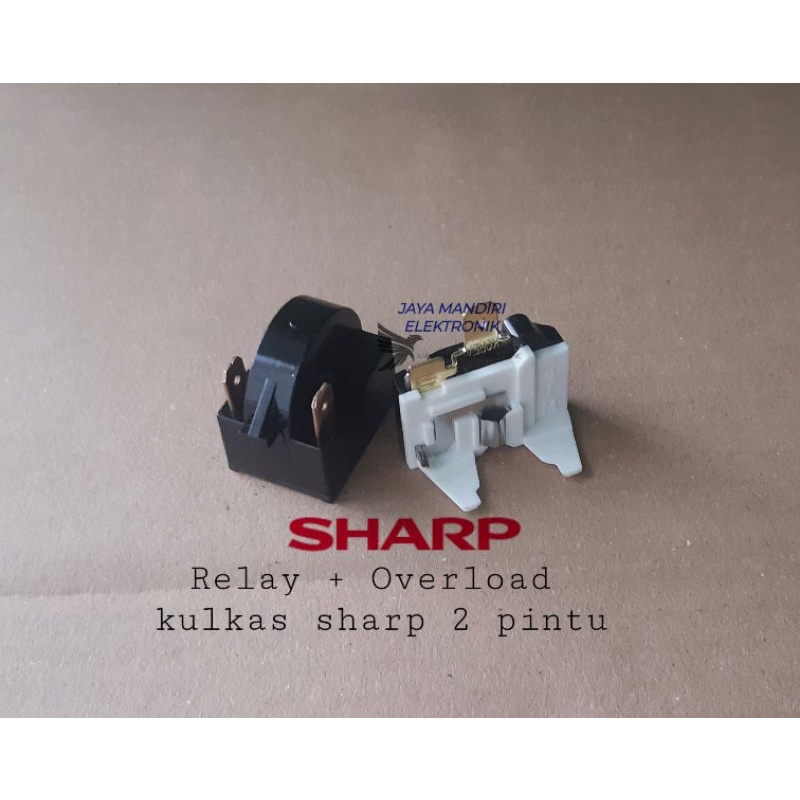 Relay ptc overload kulkas sharp 2 pintu