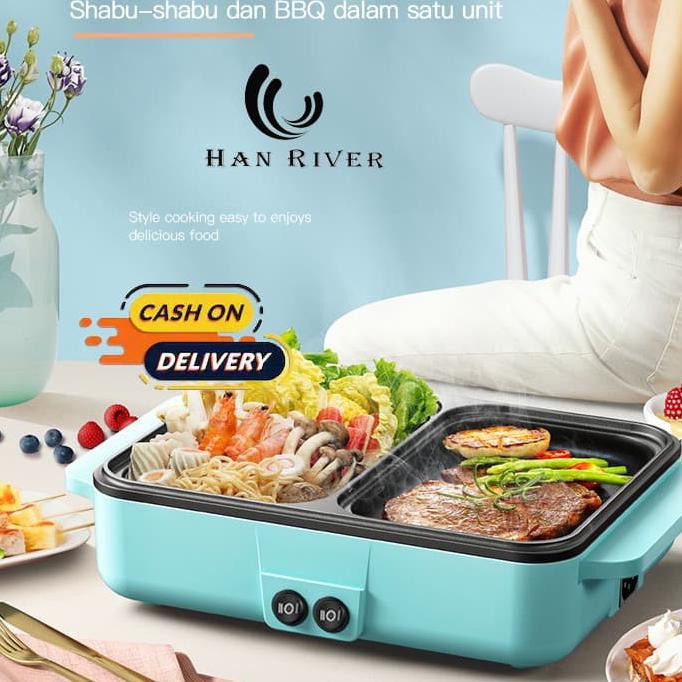 Barbeque Grill Electric BBQ Grill Elektrik Panggangan BBQ Suki Pan