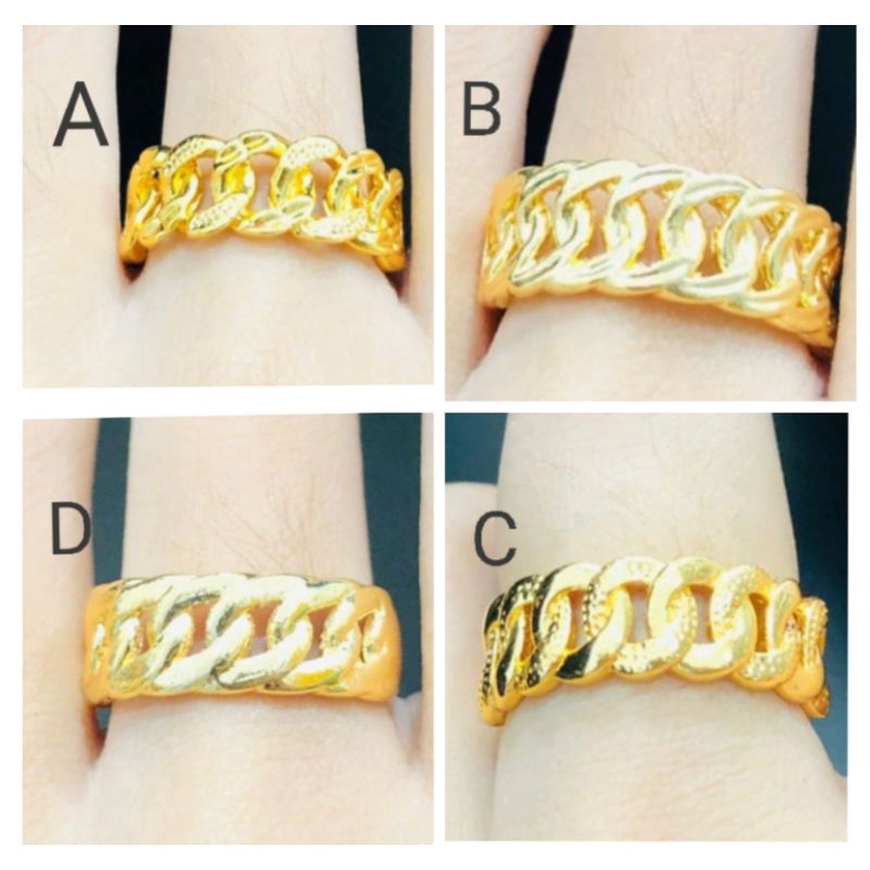 Rmkj32. Cincin xuping wanita lapis emas dgn mata zircon UK 6,7,8