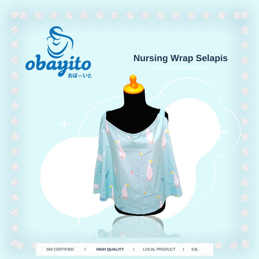 Obayito Nursing Wrap - Apron menyusui