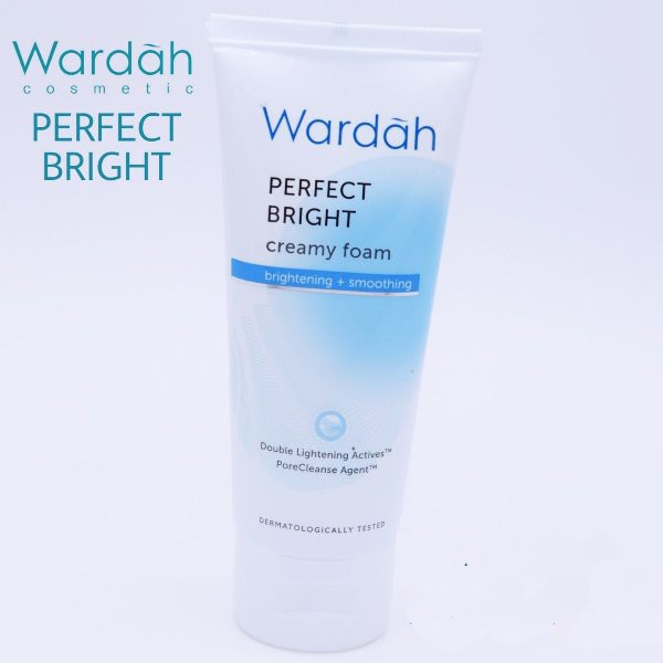 Sabun Cuci Muka Wajah wardah perfect bright creamy foam