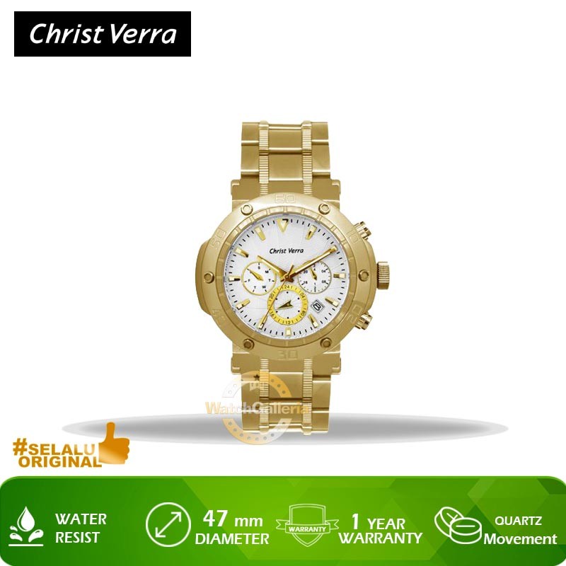 Jam Tangan Christ Verra CV 52283L-12 SLV Original Murah