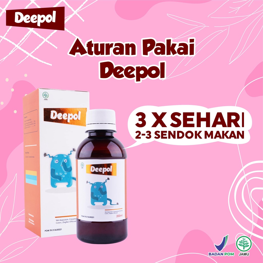 Paket Sering Ngompol 3 Botol Deepol - Madu Solusi Anak Suka Ngompol Tingkatkan Syaraf Kandung Kemih &amp; Perlancar Saluran Pencernaan Isi 200ml