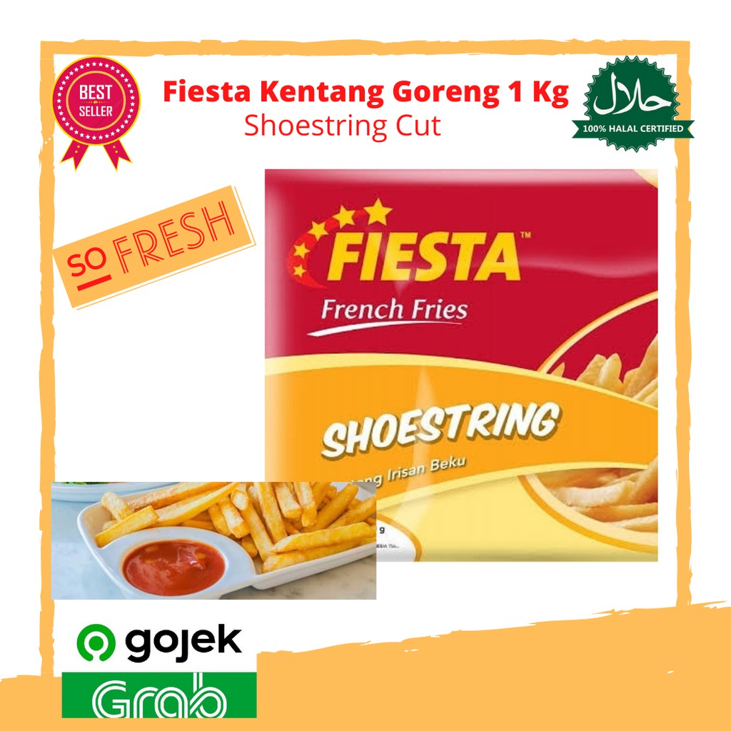 

Fiesta Shoestring 1 Kg - Kentang Goreng