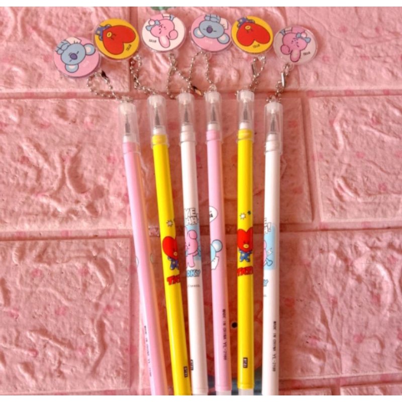 

Sakha - pulpen bollpoint karakter BT21 | pulpen lucu BTS