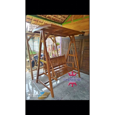 AYUNAN GANTUNG KAYU JATI JEPARA