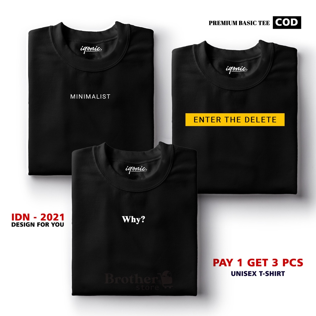 BUY 1 GET 2 PCS ( PROMO COD ) BROTHER STORE / Kaos Distro100% Catoon Combed 30s / ArticlelMWE