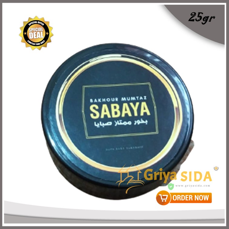 Dupa bukhur sabaya 25gr premium buhur baba gahru Dupa Bakour Arab Pengahrum Ruangan PROMO