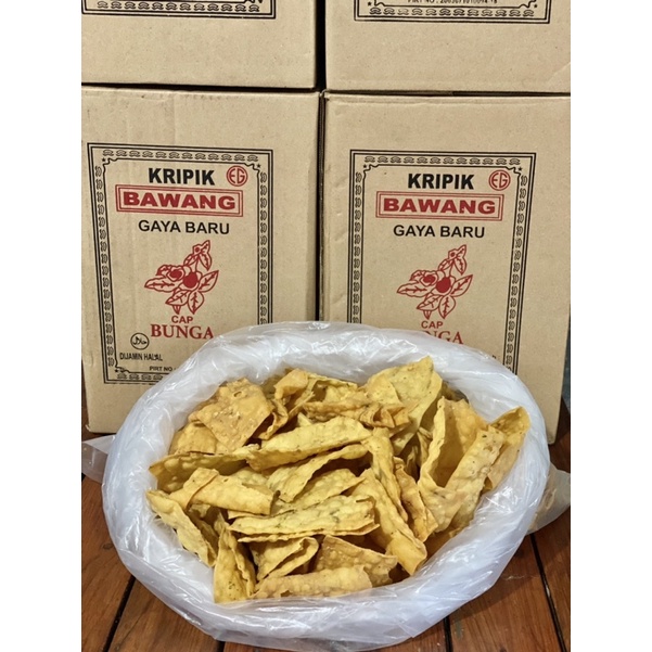 

keripik/kripik bawang gaya baru