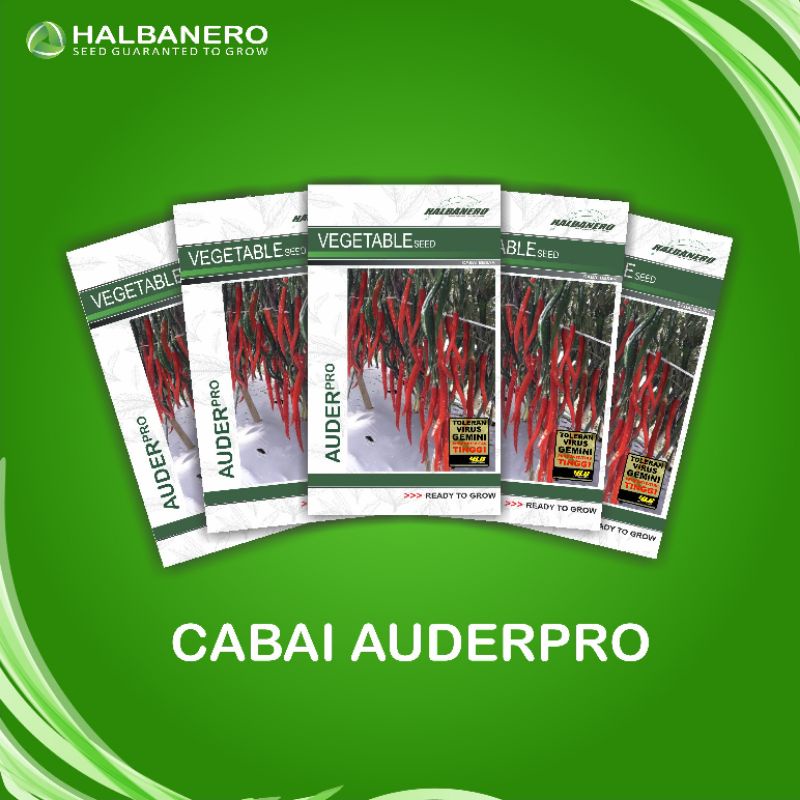 cabai besar halbanero AUDERPRO, 10gram.