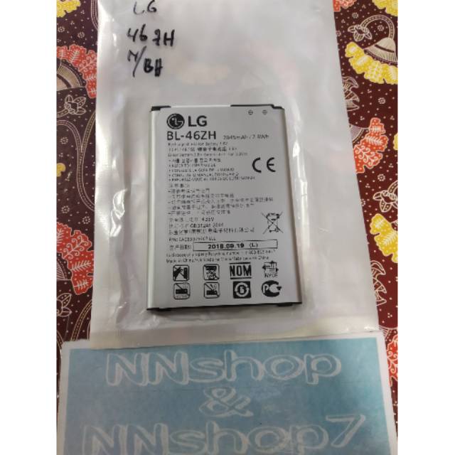 Baterai LG K7 MS330 BL 46ZH Battery LG K7 LS675 BL46ZH