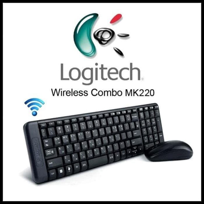 Logitech Wireless Mouse &amp; Keyboard Bundle Combo MK220