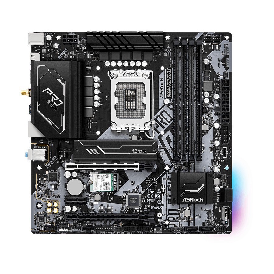 ASRock B660M Pro RS/AX (LGA1700, B660, DDR4, USB3.2, SATA3)