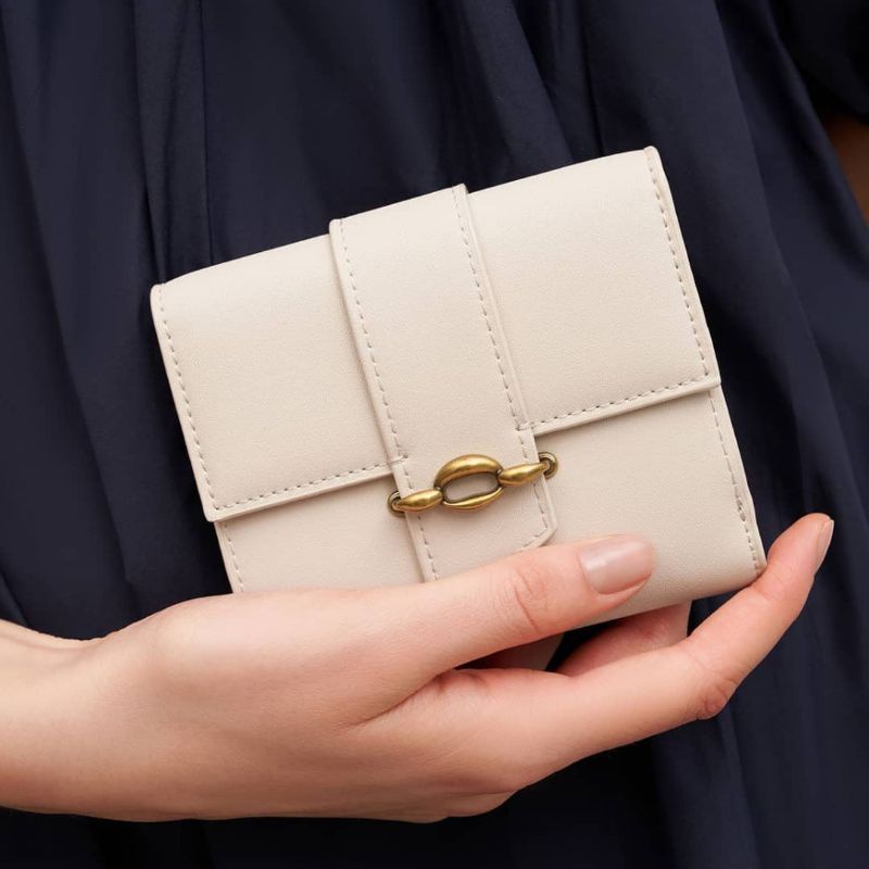 12.12 SALE | CK Poppy Belt Buckle Strap Short Wallet