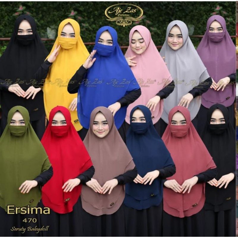 Khimar aje zas ersima imani best seller original aje zas