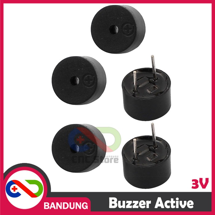 BUZZER SPEAKER ACTIVE 3V 3.3V 12X9.5MM FOR ARDUINO UNO MEGA MINI