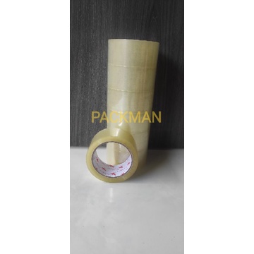 

Lakban bening Ksatria 2 inch x 80y lengket kuat 45 micron