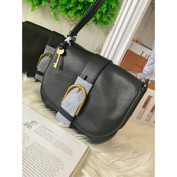 f o s s i l wiley saddle black