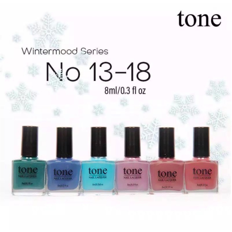 Kutek Kuku Kitek Kuku Tone Nail Lacquer Winter Mood Series 1 Box