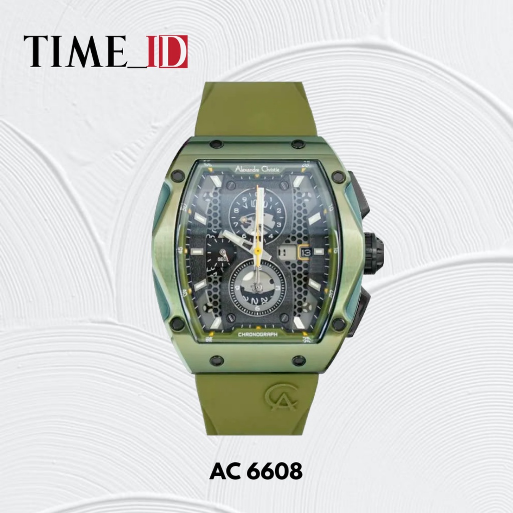 Jam Tangan Alexandre Christie AC 6608 GREEN Pria