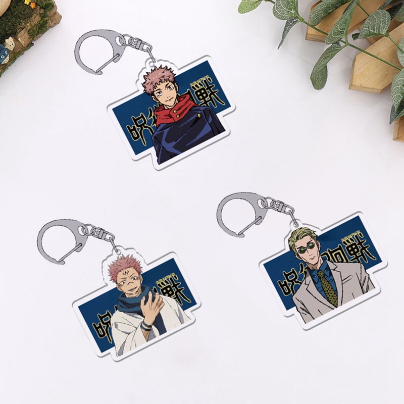 Gantungan Kunci Desain Jujutsu Kaisen Gojo Satoru Charms