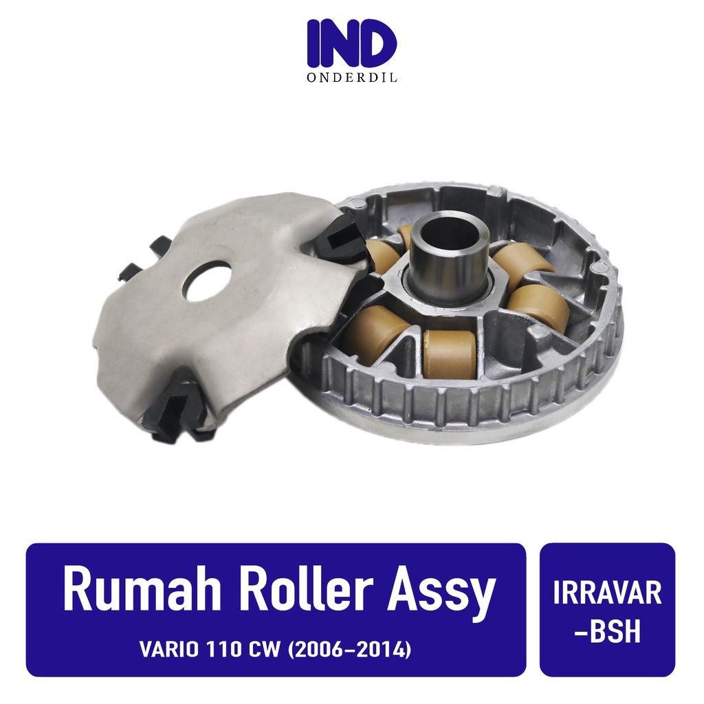 Rumah Roller-Roler Assy-Penutup-Tutup-Slider-Set-Lengkap-Komplit Dengan Bosh Vario 110 Lama-Old-CW